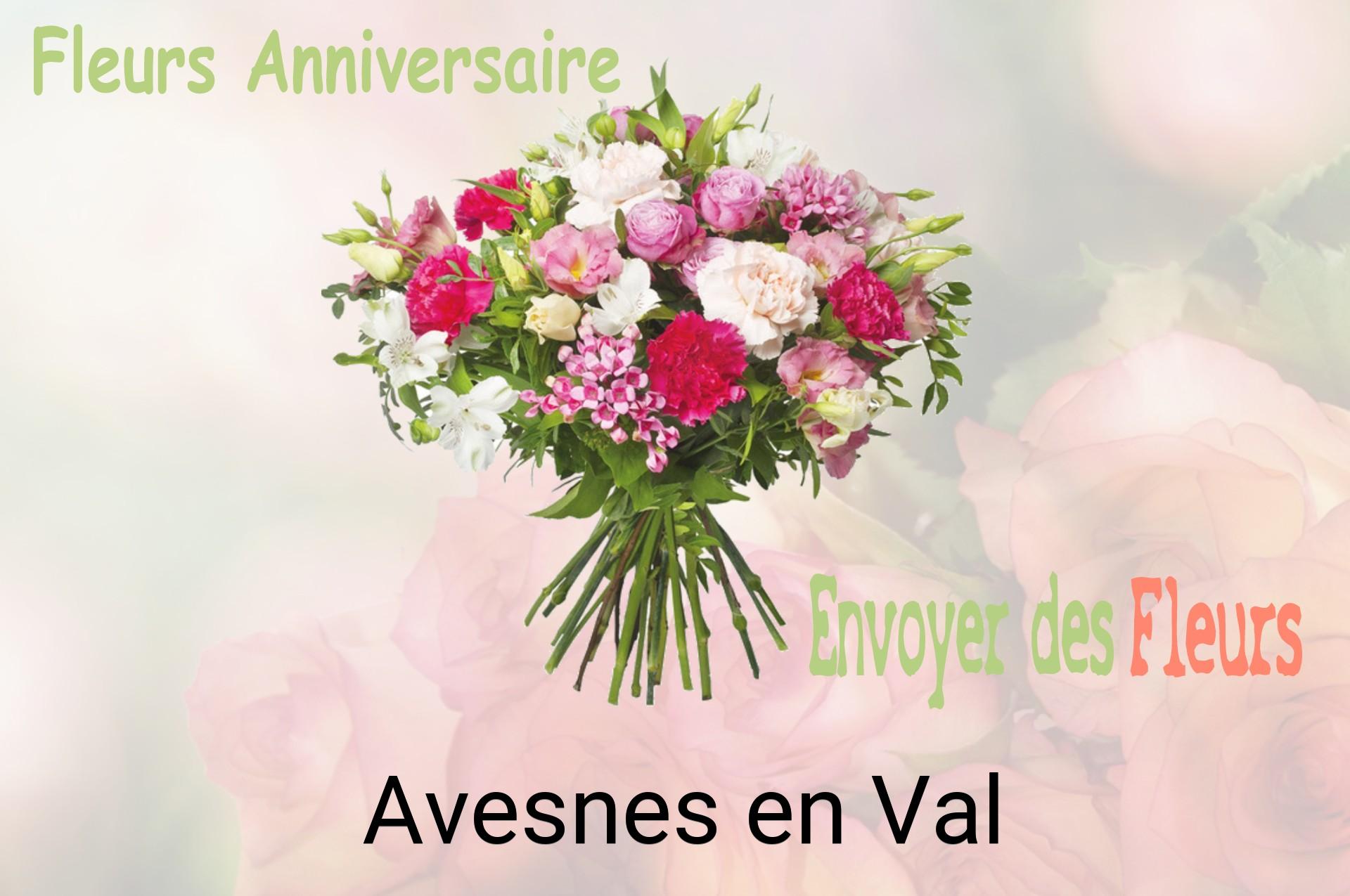 Bouquet de fleurs d’anniversaire livré à Avesnes-en-Val