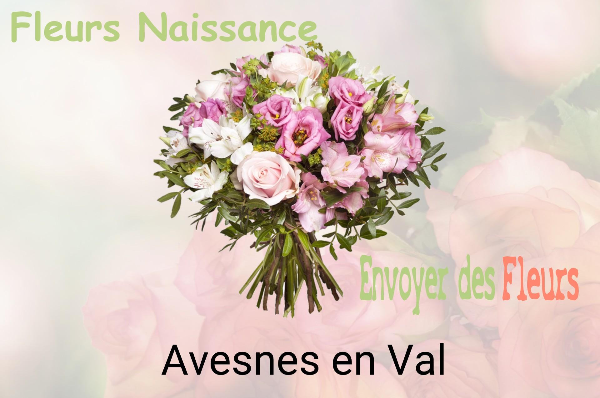 Bouquet de fleurs de naissance livré à Avesnes-en-Val