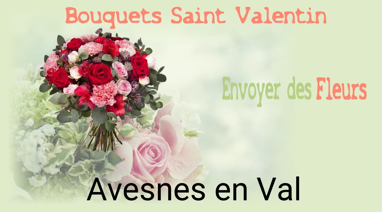 Roses de Saint-Valentin livrées à Avesnes-en-Val